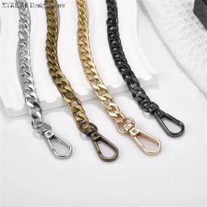 금속 알루미늄 가방 체인 교체 부품 손으로 짠 어깨 핸드백에 대한 액세서리 DIY 수제 분리형 스트랩