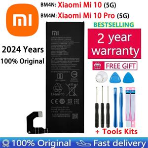 Xiaomi Mi 10 Pro 5G Xiaomi 10Pro Mi10 5G 정품 전화 bateria 배터리 + 도구 용 100% 기존 교체 배터리 BM4M BM4N