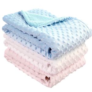 아기를위한 가을 겨울 양털 담요 Newbown Baby Swaddles 모슬린 담요 유아용 아기 침구 세트 열 양털 타월