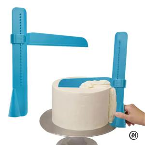 1PC 케이크 스크레이퍼 스무더 퐁당 주걱 케이크 스무더 장식