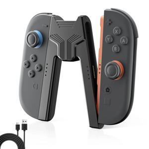 스위치 조이콘 핸들 게임 컨트롤러 그립 충전 스테이션용 Aolion 충전 그립 브래킷 Nintendo 스위치 액세서리
