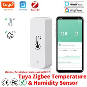 Tuya Zigbee 온도 센서 습도 센서 APP 스마트 홈용 원격 모니터 Smart Life Alexa Google Assistant Tuya 센서