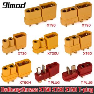 9IMOD 5/10pairs XT60 XT30 XT90 T-플러그 남성 여성 총알 커넥터 Amass XT30U XT60H XT90 T 플러그 Deans for RC Lipo 배터리