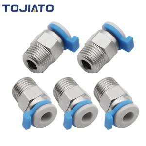 5/10/15pcs 3D 프린터 부품 V6 공압 퀵 커넥터 피팅 PC4 01 M10 PTFE 튜브 Bowden Extruder RepRap Hotend J-head