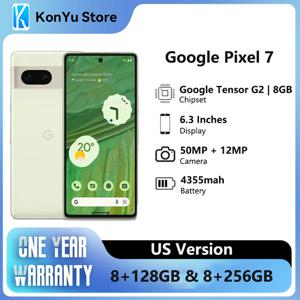 구글 픽셀 7 5G 스마트폰, 8GB, 128GB, 256GB, 구글 텐서 G2 옥타코어, 6.3 인치, 90Hz 화면, 50MP, IP68, 방진 및 방수 NFC