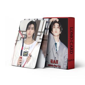 새로운 55PCS Kpop 아이돌 솔로 앨범 HOPS SO GOOD Walkin on Water HAN HYUNJINHUANG Lomo 카드 포토 카드 엽서 팬 컬렉션 상품