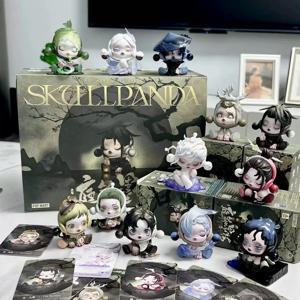 SKULLPANDA 잉크 매화 시리즈 블라인드 박스 장난감 애니메이션 액션 피규어 서프라이즈 미스터리 박스 인형 선물 복사 1:1 Made in China