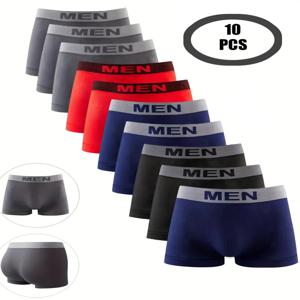 10 개/대 새로운 스타일 남자 속옷 청소년 성인 Boyshort 간단한 패션 남자 Underpant 편안한 높은 탄성 남자 팬티