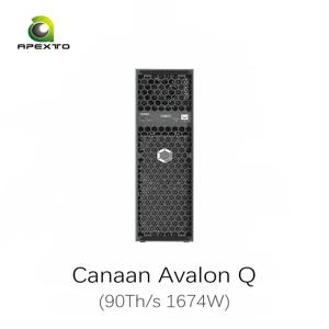 새로운 제안 새로운 Canaan Avalon Q 90Th/s 1674W 비트코인 ​​채굴기 주문하고 무료로 받으세요