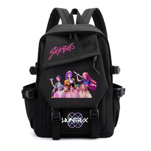 KPop 악마 사냥꾼 Huntrix 배낭 여성 남성 패션 여행 Saja 소년 배낭 야외 스포츠 학교 가방