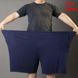 남성용 오버사이즈 반바지 플러스 사이즈 16xl 240kg 코튼 10xl 12xl 14xl 여름 루즈한 신축성 스포츠 블랙 블루 빅 반바지 58 60 62 64