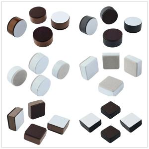 가구 라이저 패드, 원형/정사각형 솔리드 탄소강 침대 테이블 의자 소파 리프트, 높이 30mm 추가, 자체 접착 바닥 보호, 4 피스