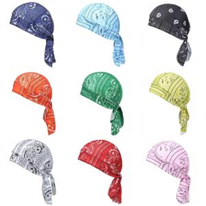 두건 스카프 Headscarf 손수건 머리 남자 야외 사이클링 해적 모자 오토바이 인쇄 페이즐리 멀티 컬러 힙합 댄스