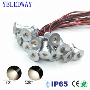 미니 LED 12V 최근 천장 Downlights 1W 디 밍이 가능한 스포트라이트 블랙 화이트 쇼케이스 침실 파티 KTV DJ DIY 계단 스포트 라이트