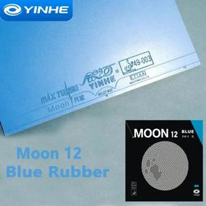 기존 YINHE Moon 12 블루 탁구 고무 갤럭시 Pips-In YINHE 탁구 고무 백핸드 용 떫은 스폰지