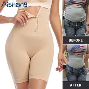 높은 허리 플랫 배꼽 벨트 스트레치 Shapewear 허리 칼집 슬리밍 팬티 복부 컨트롤 여성 바디 셰이퍼 모델링 스트랩