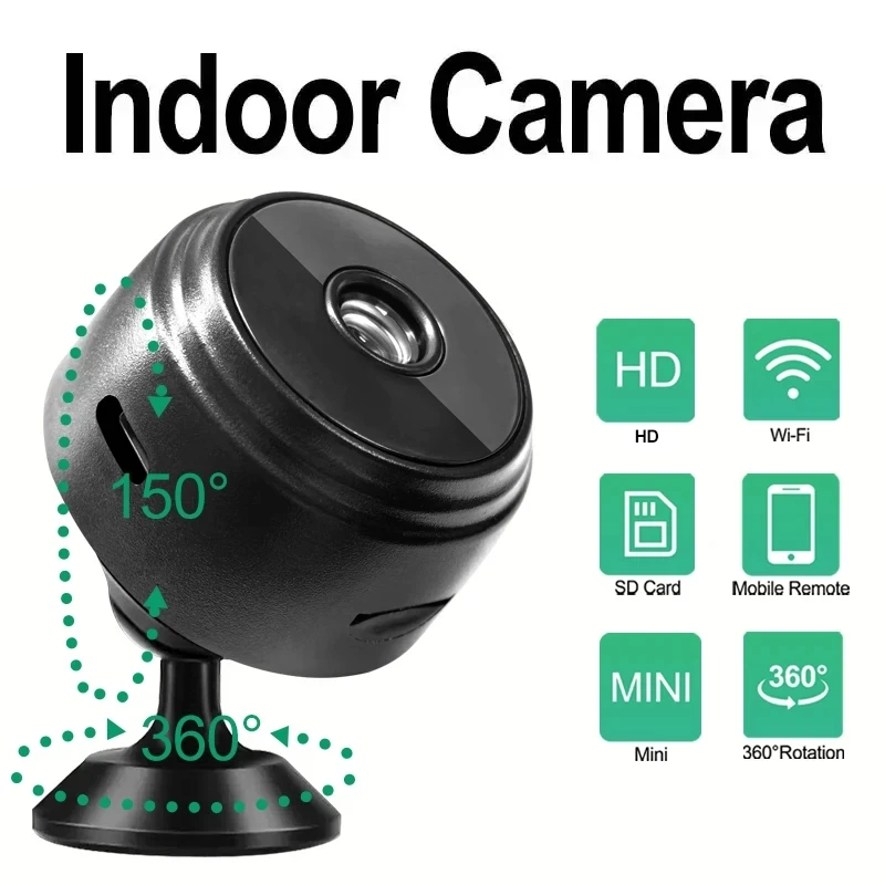 A9 WiFi 미니 카메라 레코더 보안 모니터링 무선 비디오 미니 카메라 레코더 음성 카메라 유아 및 P를위한 스마트 홈