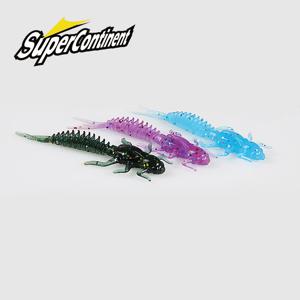 2023New 도달 소프트 미끼 부드러운 플라스틱 미끼 유충 6cm/5cm 부동 민물 Swimbaits 낚시를위한 실리콘 소프트 미끼 웜