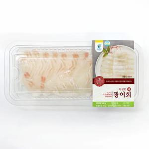 [은하수산] 제주 숙성 광어회 슬라이스 120g