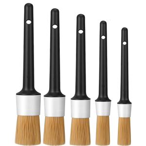 자동차 내부 부드러운 강모 브러시, 자동차 청소 갭 먼지 제거 도구, 계기용 Pnel Cleani, 5 개