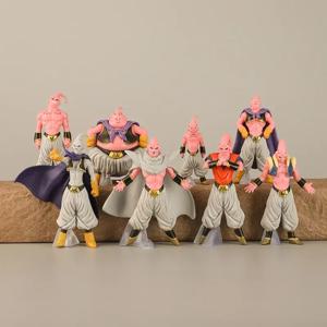 Dragon Ball Z Majin Buu 피규어, Dbz 피규어, 슈퍼 사이어인 액션 피규어 컬렉션, PVC 모델, 조각상 어린이 선물, 세트당 8 개