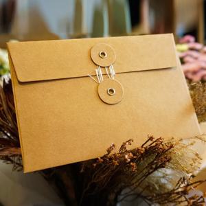 10Pcs 11*17cm 버클 봉투 대마 밧줄 버클 쇠가죽 채찍으로 치다 빈티지 봉투 사무실 학교 공급 편지 빈 크래프트 종이