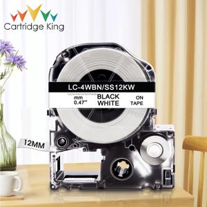 6/9/12mm Epson 라벨 테이프 교체 SS12KW SS9KW SS6KW ST12KW LK-4WBN Espon LW-300 LW-400 LW-600P LW-700 Maker와 호환 가능