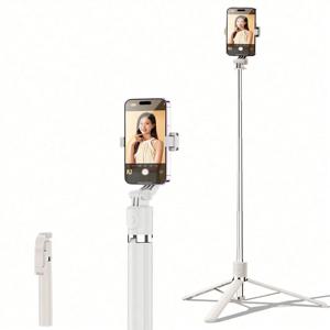 1700mm 셀카 스틱 무선 셀카 스틱 전화 삼각대 확장형 스탠드 스마트 폰용 접이식 모노 포드 밸런스 꾸준한 촬영