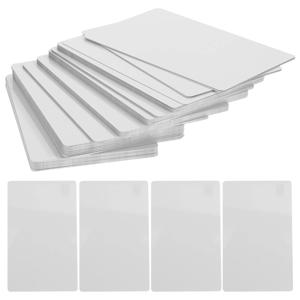 100 Pcs 빈 명함 재고 승화 카드 번호 공백 제품 신용