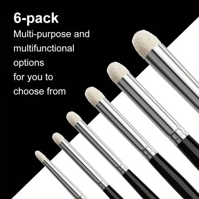 6pcs 미니어처 페인팅 드라이 브러쉬 세트 스케일 모델 용 전문 모델러의 페인트 브러시 에나멜 판타지에 이상적