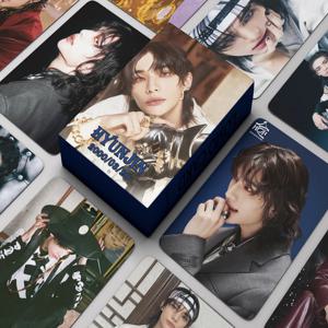 55 개/대 Kpop 황현진 카드 New Ablum (HOP) Lomo 카드 사진 인쇄 사진 Photocard For Fans 컬렉션 엽서 선물