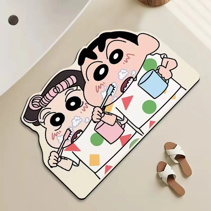 샤워 룸 수분 흡수 매트 빠른 건조 유행 홈 선물 및 절묘한 만화 애니메이션 부드럽고 편안한 애니메이션 Periphe