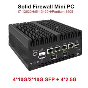 Topton 산업용 컴퓨터 홈 서버 Proxmox, 인텔 i7 13620H 8505 방화벽 미니 PC, 4*10G SFP + 4xi226-V 2.5G, 2 * DDR5 NVMe, 신제품