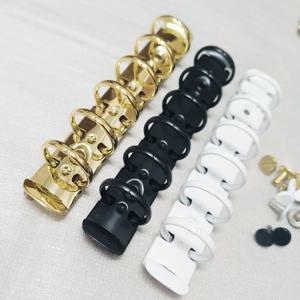 A7 6 링 바인더 클립 골드 화이트 블랙 실버 20mm 옐로우 민트 핑크