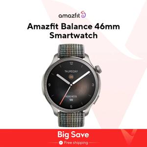 Amazfit Balance 46mm 스마트워치 1.5인치 AMOLED 디스플레이 14일 배터리 수명 Android iOS 폰용 150개 이상의 스포츠 모드 Zepp OS 3.0