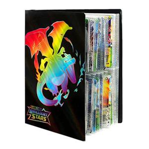 만화 4/9 포켓 240/432 카드 포켓몬 앨범 도서 애니메이션지도 카드 Charizard Mewtwo Eevee 컬렉션 카드 어린이 생일 선물