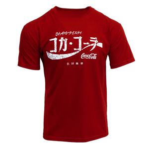 코카콜라 일본 그래픽 코튼 Tshirt 남여 남성 여성 여름 짧은 소매 패션 브랜드 티 럭셔리 캐주얼 빈티지 레트로 탑스
