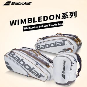 Babolat Wimbledon 테니스 라켓 가방 6 팩 대용량 전문 테니스 배낭 테니스 비치 라켓 Padel 스포츠 가방