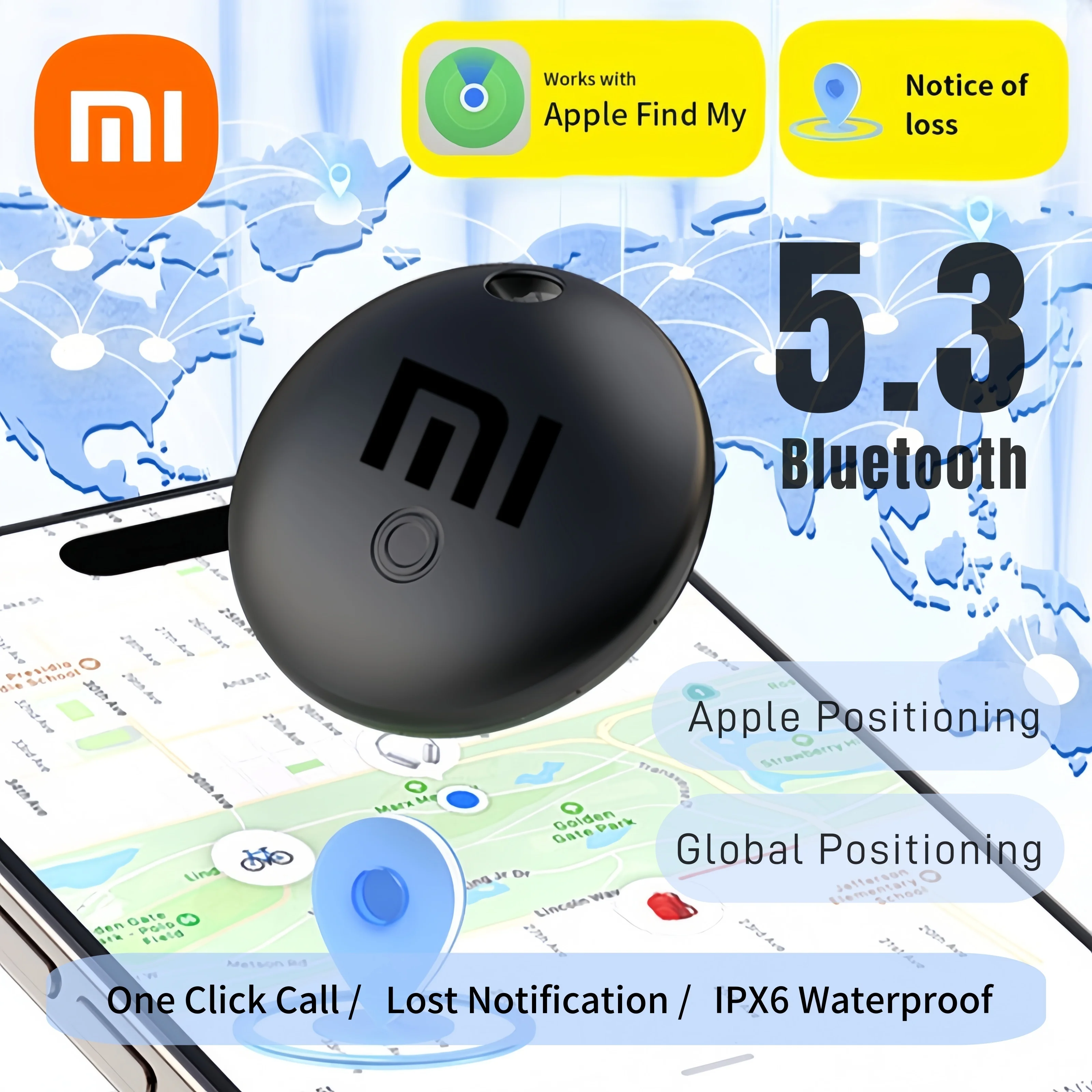 Xiaomi F14 스마트 태그 글로벌 로케이터 자기 무선 충전 분실 방지 파인더 Findmy Finder 글로벌 무제한 거리 로케이터