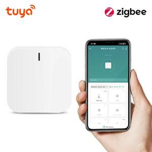 Tuya ZigBee 게이트웨이 허브 플러그인 유형 ZigBee/Bluetooth 스마트 홈 자동화용 다중 모드 게이트웨이 브리지 Tuya Zigbee Gateway