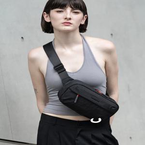 Kingsons 나일론 크로스 바디 백 워시 패브릭 사이클링 싱글 숄더 통근 가슴 가방 캐주얼 퓨어 컬러 레저 시나리오