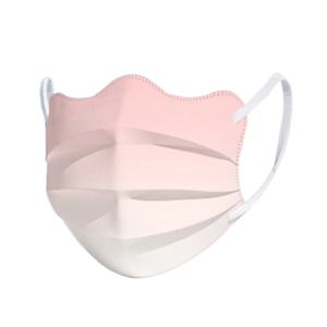 10PCS 나비 모양의 디자인 일회용 얼굴 마스크 그라디언트 블러셔 컬러 V-페이스 안티 먼지 마스크 3 레이어 안티 UV 페이스 마스크