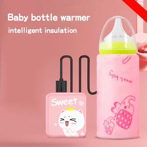 유니버설 아기 병 따뜻한 물 포뮬러 우유 따뜻한 아기 가방 USB 간호 병 히터 여행을위한 휴대용 열 가방