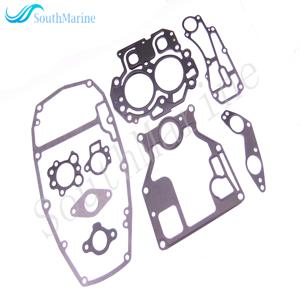 보트 모터 야마하 F15 15HP 용 완벽한 파워 헤드 도장 개스킷 키트, 66M-W0001-01 66M-W0001-02 66M-W0001-20 66M-W0001-21