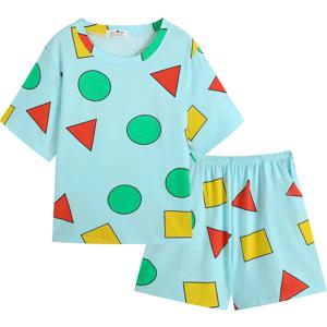 Pijama Sin Chan 여성용 잠옷 여성용 여름 잠옷 정장 반바지 잠옷 세트 홈 여성 의류 잠옷 Sinchan 2021