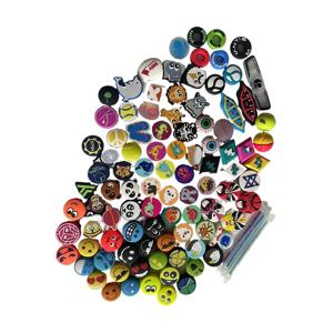 10PCS 소매 만화 다양한 테니스 라켓 댐퍼 충격 흡수 장치 테니스 라켓 진동 감쇠 장치 raqueta를 줄이기 위해