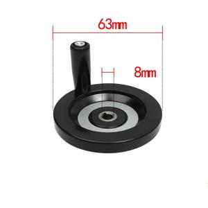 CNC 3D 프린터 핸드 휠 이동식 핸들이있는 기계식 핸드 휠 구멍 직경 선반 원형 기계 액세서리 8mm10mm12mm