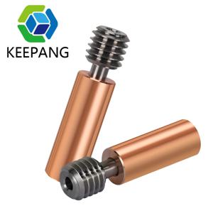 바이메탈 CR10 Heatbreak 티타늄 합금 열 브레이크 목구멍 Ender 3 CR-10 Hotend 3D 프린터 용 1.75mm 구리 도금 튜브