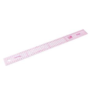 5/3/2/1 플라스틱 바느질 재단사 55 cm 공유 양면 미터법 직선 눈금자 투명 야드 스틱 패치 워크 천 절단 눈금자