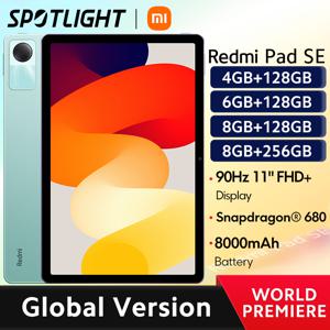레드미 패드 SE 샤오미 글로벌 버전 세계 최초 공개 미 태블릿 8000mAh 스냅드래곤 ®   680 쿼드 스피커 Dolby Atmos ®   90Hz 11인치 디스플레이